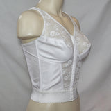 Exquisite Form 7565 Fully Longline Wire Free Posture Bra 38B White NWOT - Better Bath and Beauty