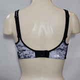 Champion N9630 High Support Duo Dry Wire Free Convertible Sports Bra 34C Black & Gray Multi - Better Bath and Beauty
