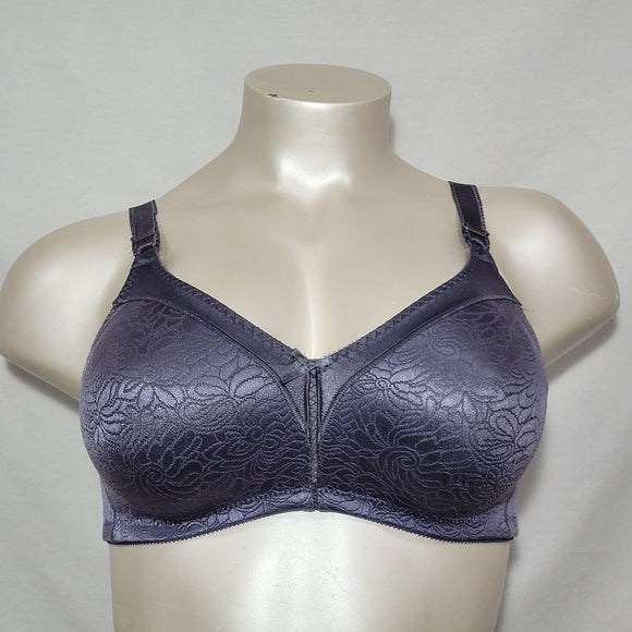 Bali 3820 Double Support Wirefree Bra Size 40B, Blue Cobalt 
