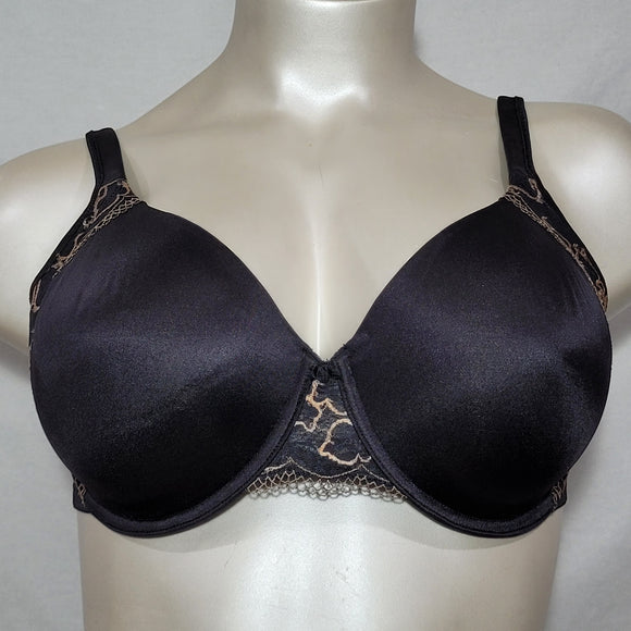 Bali 3547 One Smooth U Support Lace Trim Underwire Bra 42D Black NEW WITH TAGS - Better Bath and Beauty
