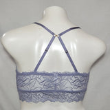 Gilligan & O'Malley Sheer Floral Lace Bralette Bra Size SMALL Misty Blue NWT - Better Bath and Beauty