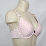 Maidenform 7959 One Fabulous Fit Demi UW Bra 34B Pink with Dots NWT - Better Bath and Beauty