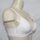 Hanes HC47 Cotton Stretch Wire Free T-Shirt Bra 34A White & Pink NWT - Better Bath and Beauty