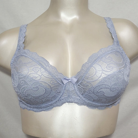 Playtex US4825 Love My Curves Beautiful Lace & Lift UW Bra 40C Chill Lilac NWT - Better Bath and Beauty