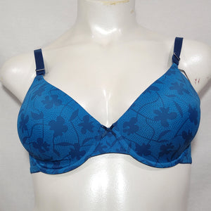 Maidenform 05701 5701 Self Expressions T-Shirt UW Bra 34D Oceanic Blue Black - Better Bath and Beauty