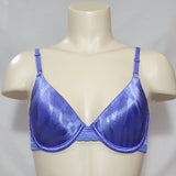 DISCONTINUED Maidenform 7122 One Fabulous Fit Jacquard Satin Underwire Bra 36C Blue NWT - Better Bath and Beauty