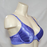 DISCONTINUED Maidenform 7122 One Fabulous Fit Jacquard Satin Underwire Bra 36B Blue NWT - Better Bath and Beauty
