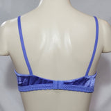 DISCONTINUED Maidenform 7122 One Fabulous Fit Jacquard Satin Underwire Bra 36C Blue NWT - Better Bath and Beauty