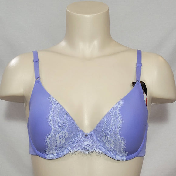 Maidenform 9415 One Fab Fit Embellished Butterfly Lace UW Bra 36C Light Blue NWT DISCONTINUED - Better Bath and Beauty
