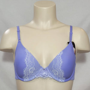 Maidenform 9415 One Fab Fit Embellished Butterfly Lace UW Bra 36B Light Blue NWT DISCONTINUED - Better Bath and Beauty