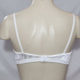 DISCONTINUED Maidenform 7122 One Fabulous Fit Jacquard Satin Underwire Bra 34C White NWT - Better Bath and Beauty