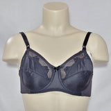 Bali 180 0180 Flower Underwire Bra 40B Black NEW WITH TAGS - Better Bath and Beauty