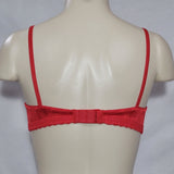 DISCONTINUED Maidenform 7122 One Fabulous Fit Jacquard Satin Underwire Bra 34C Red NWT - Better Bath and Beauty