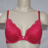 DKNY 453237 Perfect Profile Push-Up T-Shirt Underwire Bra 32B Red NWT - Better Bath and Beauty