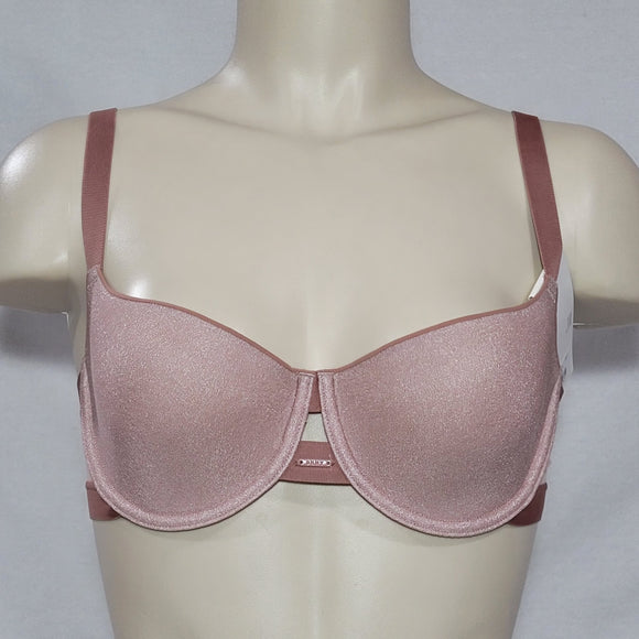 DKNY DK4940 Sheers Spacer T-Shirt Underwire Bra 34B Shell Pink NWT - Better Bath and Beauty