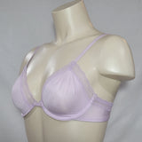Gilligan O'Malley Perfect Unlined Seamless Cup Lace Trim UW Bra 34A Purple - Better Bath and Beauty