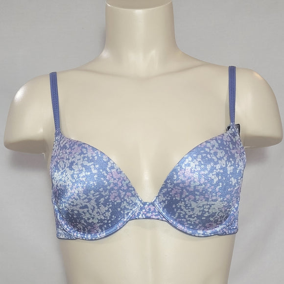 Maidenform 5101 05101 Self Expressions i-Fit Push Up Underwire Bra 34B Blue NWT - Better Bath and Beauty