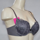 Maidenform Self Expressions 6660 Push Up and In Underwire Bra 34D Gray NWT - Better Bath and Beauty