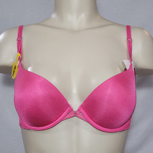 Lily Of France 2175240 Extreme Sensational PushUp UW Bra with Lace 38B Pink NWT