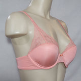 Lily Of France 2177175 Extreme Lacy Looks Lightly Lined UW Bra 36B Georgia Peach - Better Bath and Beauty