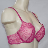 Maidenform 9407 Enthralled Embellished Lace Plunge Underwire Bra 34B Magenta DISCONTINUED - Better Bath and Beauty