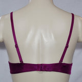 Lily of France 2177175 Extreme Lacy Looks Lightly Lined UW Bra 38C Magenta NWT - Better Bath and Beauty