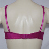 Victoria's Secret Unlined Lace Full Coverage Underwire Bra 34B Dark Pink - Better Bath and Beauty