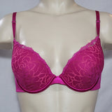 Lily of France 2131101 Soiree Extreme Ego Boost Tailored UW Bra 34B Dark Pink - Better Bath and Beauty