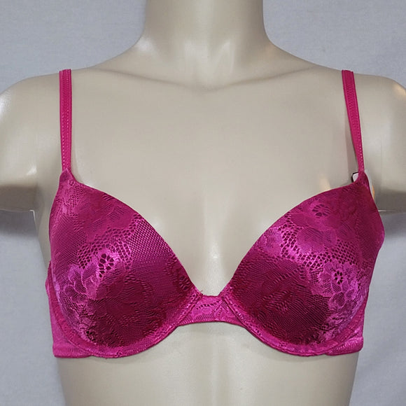 Maidenform 05103 5103 Self Expressions Custom Lift with Lace Underwire Bra 38B Fuschia Pink - Better Bath and Beauty