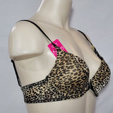 Lily Of France 2177100 Your Perfect T-Shirt Underwire Bra 34B Leopard Print NWT - Better Bath and Beauty