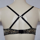 Lily Of France 2177100 Your Perfect T-Shirt Underwire Bra 34B Leopard Print NWT - Better Bath and Beauty