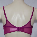 Self Expressions SE1128 Comfort Zone Push-Up Wire Free Bralette 34B Magenta - Better Bath and Beauty