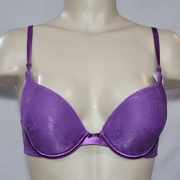 Lily of France 2131101 Soiree Extreme Ego Boost Tailored UW Bra 34B Summer Plum - Better Bath and Beauty