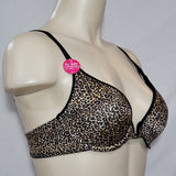 Lily Of France 2177200 Extreme U-Plunge Underwire Bra 36D Animal Print NWT - Better Bath and Beauty