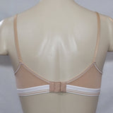 Hanes HC47 Cotton Stretch Wire Free T-Shirt Bra 38C Beige & White NWT - Better Bath and Beauty