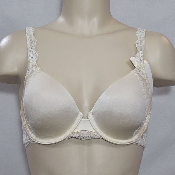 Maidenform 7549 Pure Genius! Extra Coverage Lace Embellished UW Bra 34B Ivory - Better Bath and Beauty