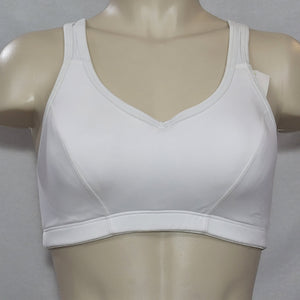 Hanes HC60 Shaping Foam Full Support Bra Wire Free Sports Bra 34D White NWT - Better Bath and Beauty