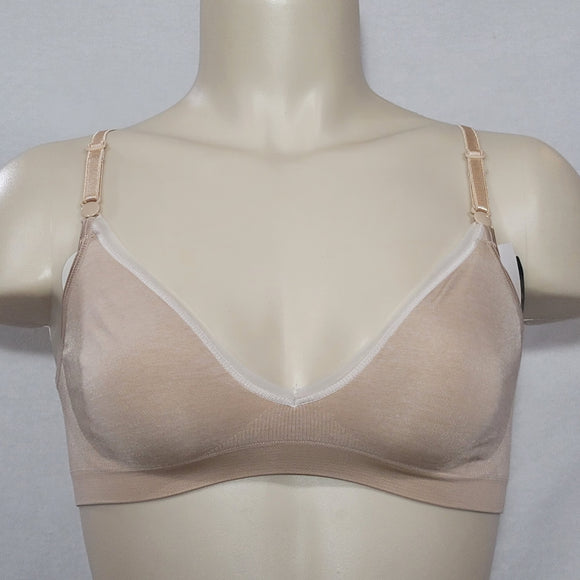 Hanes HCC2 ComfortFlex Seamless Wirefree Bra LARGE Nude NWT - Better Bath and Beauty