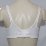 Bali 3036 Double Support 86% Cotton Wire Free Bra 36B White NEW WITH TAGS - Better Bath and Beauty