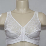 Exquisite Form 565 Posture Front Close Wire Free Bra 44C White NEW WITHOUT TAGS - Better Bath and Beauty