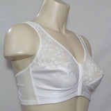 Exquisite Form 565 Posture Front Close Wire Free Bra 36D White NEW WITHOUT TAGS - Better Bath and Beauty