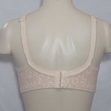 Playtex 18 Hour #20 #27 Divided Cup Lace Wire Free Bra 34C Beige NWOT - Better Bath and Beauty