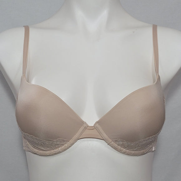 Calvin Klein F3362 T-Shirt Push-Up Lace Undewrie Bra 34C Nude - Better Bath and Beauty
