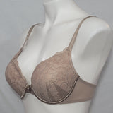 Lily of France 2131701 Soiree Extreme Ego Boost Lace UW Bra 34C Nude NWT