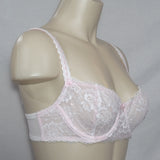 Felina 5894 Harlow Sheer Lace Full Busted Demi Underwire Bra 36C Pink - Better Bath and Beauty