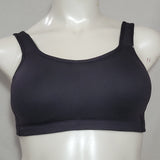 Hanes HC59 G470 Sports Full Support Bra Wire Free 38D Black NWT - Better Bath and Beauty