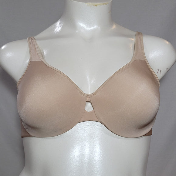 Lilyette 904 Plunge Into Comfort Keyhole Underwire Bra 38D Nude - Better Bath and Beauty