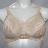 Playtex 4088 18 Hour Comfort Lace Wire Free Bra 36D Nude - Better Bath and Beauty