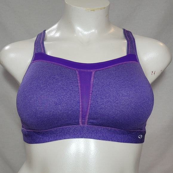 Champion C9 N9587 Duo Dry High Support Wire Free Sports Bra 38D Vivid Violet Purple NWT - Better Bath and Beauty