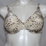 Lilyette 904 Plunge Into Comfort Keyhole Underwire Bra 36D Animal Print NWT - Better Bath and Beauty